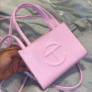 Telfar Small Bubblegum Pink Shopping Bag